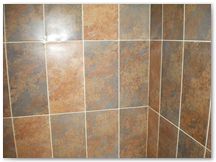 Polished porcelain wall tiling Mr Mc Cullogh Arbroath